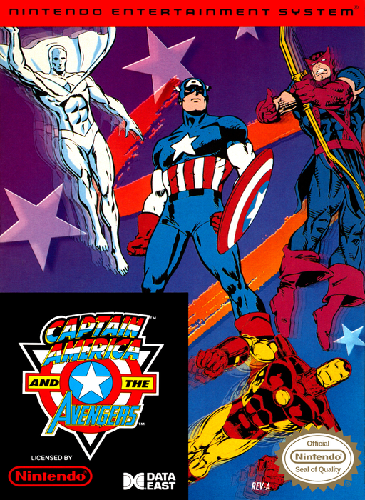 Captain America and the Avengers (Australia) box art